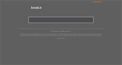 Desktop Screenshot of krush.it