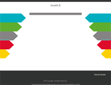 Tablet Screenshot of krush.it